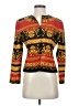Papell 100% Silk Gold Silk Blazer Size 4 Petite - photo 1