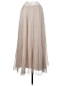 Reiss 100% Polyester Solid Tan Formal Skirt Size 4 - photo 2
