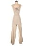 Japna Metallic Tan Jumpsuit Size S - photo 1
