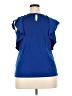 Elle Blue Short Sleeve Top Size XXL - photo 2