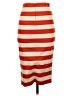 Robert Rodriguez Stripes Red Casual Skirt Size 2 - photo 2