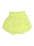 Lululemon Athletica Solid Yellow Green Shorts Size 2 - photo 1