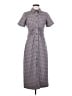 Halogen Plaid Gray Casual Dress Size XS - photo 1