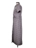 Halogen Plaid Gray Casual Dress Size XS - photo 5