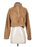 Timing Brown Faux Fur Jacket Size S - photo 1