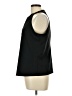 Ecru 100% Polyester Black Sleeveless Blouse Size L - photo 5