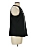 Ecru 100% Polyester Black Sleeveless Blouse Size L - photo 4