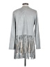 Chico's 100% Polyester Gray Blazer Size S - photo 2