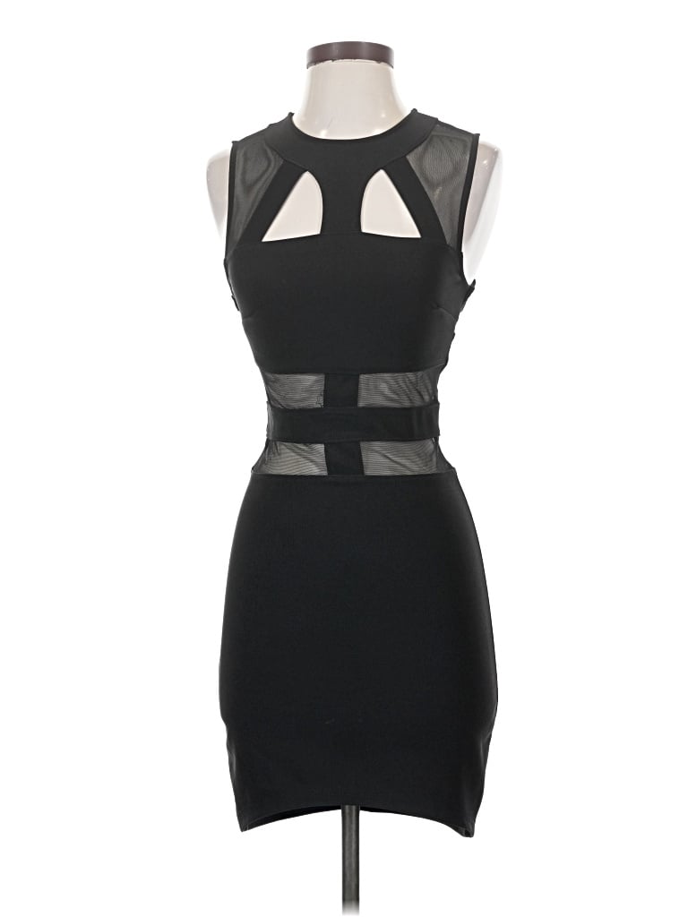 Pre-owned Mustard Seed Cocktail Dress In Black