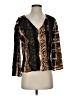 Alberto Makali 100% Polyester Brown 3/4 Sleeve Blouse Size L - photo 1