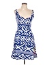 Desigual 100% Polyester Graphic Blue Cocktail Dress Size L - photo 1