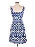 Desigual 100% Polyester Graphic Blue Cocktail Dress Size L - photo 2