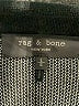 Rag & Bone Color Block Black Short Sleeve Button-Down Shirt Size L - photo 7