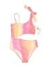 Splendid Tie-dye Pink One Piece Swimsuit Size 10 - photo 2