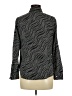 MICHAEL Michael Kors 100% Polyester Animal Print Black Long Sleeve Top Size M (petite) - photo 2