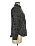 MICHAEL Michael Kors 100% Polyester Animal Print Black Long Sleeve Top Size M (petite) - photo 4