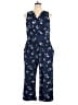 Korye Floral Blue Jumpsuit Size 2X - photo 1