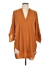 Lush 100% Polyester Orange Kimono Size L - photo 1