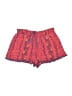 Mudd 100% Rayon Paisley Red Shorts Size 1X - photo 1