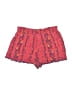 Mudd 100% Rayon Paisley Red Shorts Size 1X - photo 2