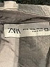 Zara 100% Acrylic Graphic Gray Athletic Shorts Size XL - photo 3