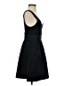 Theory 100% Polyester Solid Black Casual Dress Size 2 - photo 4
