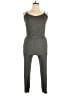 Cherish Solid Gray Jumpsuit Size M - photo 1