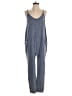 Sincerely Jules Solid Gray Jumpsuit Size S - photo 1