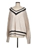 Altar'd State Chevron-herringbone Tan Pullover Sweater Size M - photo 1
