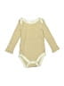Little Beginnings Gold Long Sleeve Onesie Size 6-9 mo - photo 1