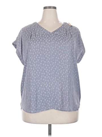 Simply Vera Vera Wang Short Sleeve Blouse (view 1)
