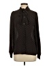 Premise Studio 100% Polyester Polka Dots Black Long Sleeve Blouse Size S - photo 1