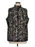 Weekends by Chico's 100% Polyester Animal Print Gold Vest Size XL (3) - photo 1