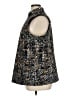 Weekends by Chico's 100% Polyester Animal Print Gold Vest Size XL (3) - photo 5