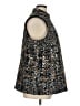 Weekends by Chico's 100% Polyester Animal Print Gold Vest Size XL (3) - photo 4