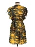 Mac & Jac 100% Polyester Tropical Yellow Cocktail Dress Size L - photo 2
