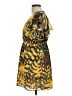 Mac & Jac 100% Polyester Tropical Yellow Cocktail Dress Size L - photo 5