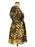 Mac & Jac 100% Polyester Tropical Yellow Cocktail Dress Size L - photo 4