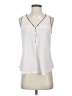 Candie's 100% Polyester White Sleeveless Blouse Size XS - photo 1