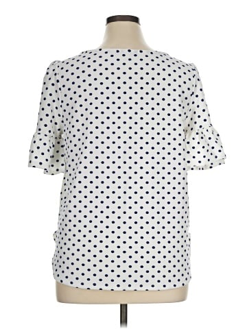 Green Envelope Short Sleeve Blouse (view 2)