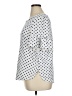 Green Envelope Polka Dots White Short Sleeve Blouse Size 1X - photo 5