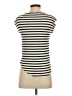 Green Envelope Stripes Ivory Sleeveless T-Shirt Size XS - photo 2
