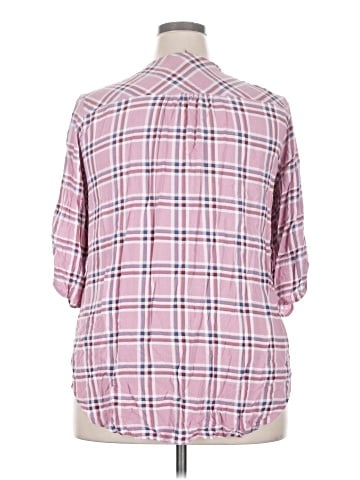Paper Tee 3/4 Sleeve Blouse (view 2)