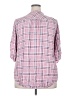 Paper Tee Pink 3/4 Sleeve Blouse Size 2X - photo 2