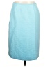 Le Suit 100% Polyester Solid Teal Casual Skirt Size 12 - photo 1