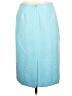 Le Suit 100% Polyester Solid Teal Casual Skirt Size 12 - photo 2