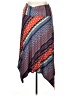 Sunny Leigh Print Blue Casual Skirt Size L - photo 1