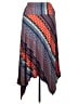 Sunny Leigh Print Blue Casual Skirt Size L - photo 2