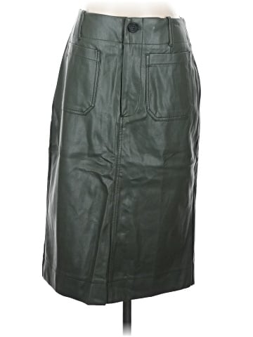 Maeve Faux Leather Skirt (view 1)
