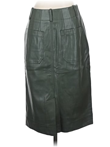 Maeve Faux Leather Skirt (view 2)